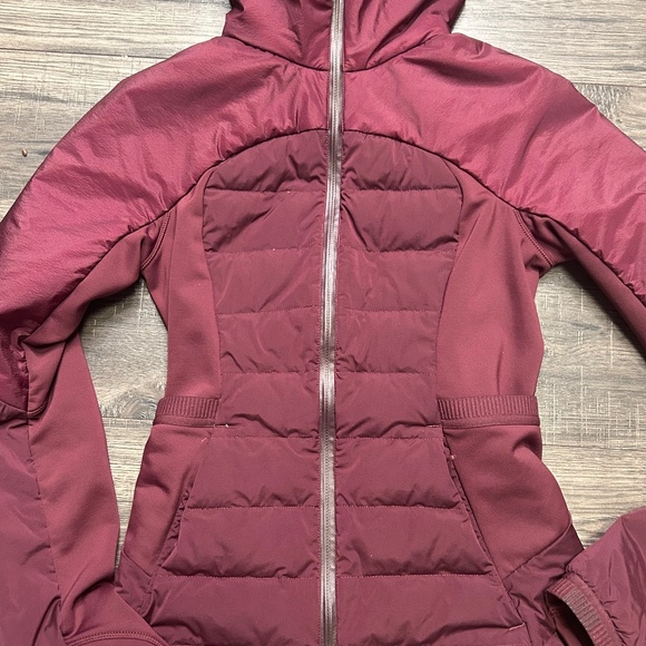 lululemon down for it all jacket size 2 - Picture 8 of 8